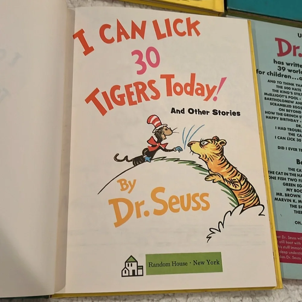 Vintage Dr Seuss Classic Stories Set of 4 Family Fun Reading time - Picture 8 of 15